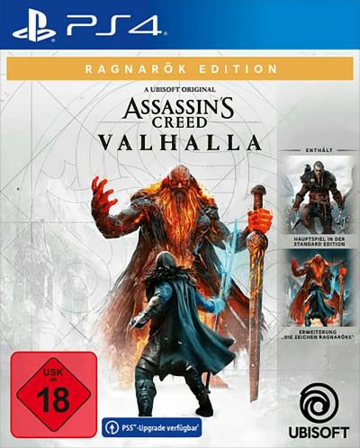 Assassins Creed Valhalla Ragnarök Edition PS-4 Assassins Creed + Ragnarök Erweiterung von Ubi Soft