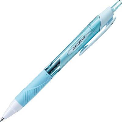 Uni Jetstream Ballpoint Pen - 0.38 mm - Black Ink - Sky Blue Body von Uni