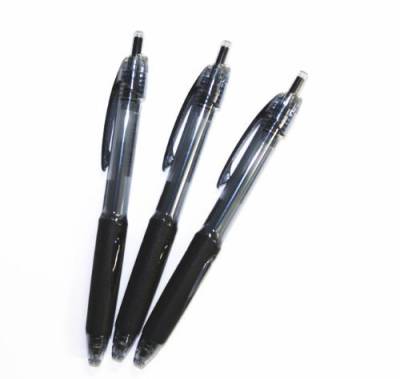 Uni-ball Power Tank Ballpoint Retractable & Fine Ballpoint Pen Rubber Grip Type-0.5mm-black Ink-value Set of 3 by Uni von Uni