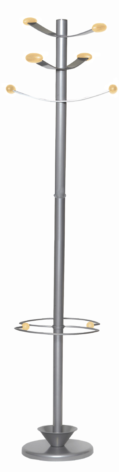 UNiLUX Garderobenständer , BOUQUET, , Höhe: 1.735 mm, grau von Unilux
