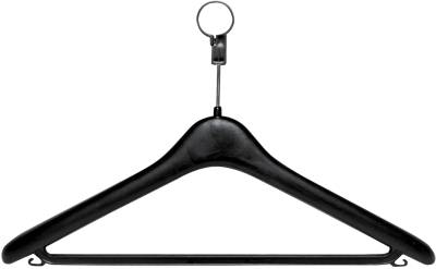 UNiLUX Kleiderbügel , KLASSIK, , aus Plastik, Farbe: schwarz von Unilux