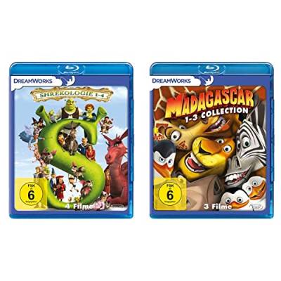 Shrekologie 1-4 [Blu-ray] & Madagascar 1-3 [Blu-ray] von Universal Pictures Germany GmbH