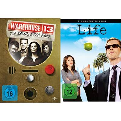 Warehouse 13 – Die komplette Serie [16 DVDs] & Life - Die komplette Serie [9 DVDs] von Universal Pictures Germany GmbH