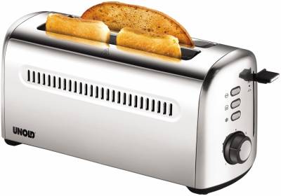 38366 4er Retro Langschlitz-Toaster edelstahl von Unold