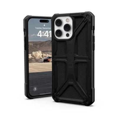 Urban Armor Gear UAG Monarch Schutzhülle kompatibel mit Apple iPhone 14 Pro Max [Wireless Charging kompatibel, 5-Schichten Schutz nach Militärstandard, Erhöhter Rand] schwarz von Urban Armor Gear