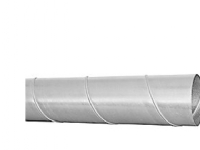 Warten Rohr Ø400 L=3m - R-400-3 spiralförmig gefaltet und verzinkt -Keine Rückgabe möglich- von Usorteret