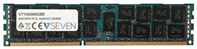 V7 V7106008GBR Server DDR3 DIMM Arbeitsspeicher 8GB (1333MHZ, CL9, PC3-10600, 240pin, 1.35 Volt, Registered ECC) von V7
