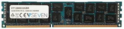 V7 V71280032GBR Server DDR3 DIMM Arbeitsspeicher 32GB (1600MHZ, CL11, PC3-12800, 240pin, 1.35 Volt, Registered ECC) von V7