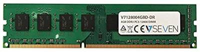 V7 V7128004GBD-DR Desktop DDR3 DIMM Arbeitsspeicher 4GB (1600MHZ, CL11, PC3-12800, 240pin, 1.5 Volt, Dual-Rank) von V7