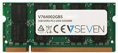 V7 V764002GBS Notebook DDR2 SO-DIMM Arbeitsspeicher 2GB (800MHZ, CL6, PC2-6400, 200pin, 1.8 Volt) von V7