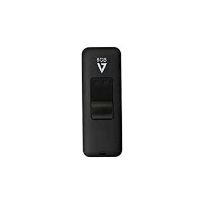 V7 VF28GAR-3E Slider USB 2.0 Speicherstick 8 GB schwarz von V7