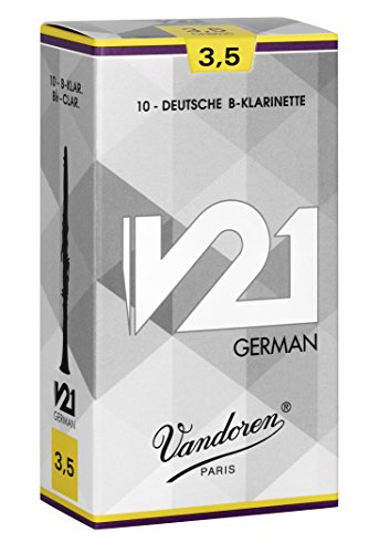 Vandoren Blatt Bb-Klarinette Deutsch V21 Stärke: 3 1/2 von VANDOREN