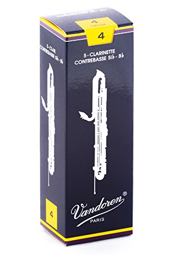 Vandoren CR154 Traditional Kontrabass-Klarinetten Blätter, 5 Einheiten von VANDOREN