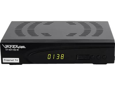 VANTAGE VT 93 C/T-HD Receiver (HDTV, PVR-Funktion, DVB-T2 HD, DVB-C, DVB-C2, Anthrazit) von VANTAGE