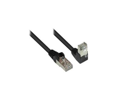 VARIA 806W-010S - Patchkabel Cat.6, S/FTP, 1m, schwarz LAN-Kabel, (100,00 cm) von VARIA
