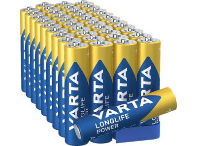 VARTA LONGLIFE Power Storage Box AAA Batterien, Alkaline 40 Stück von VARTA