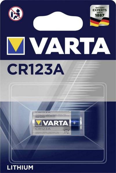 VARTA Lithium CR 123A 3 Volt Batterie von VARTA