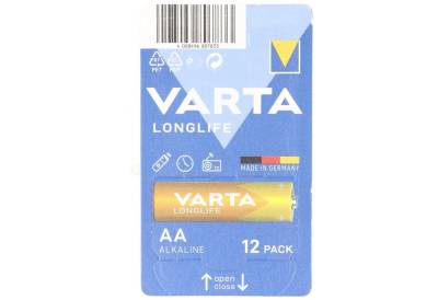 VARTA Varta Batterie Alkaline, Mignon, AA, LR06, 1.5V Longlife, Retail Box Batterie von VARTA