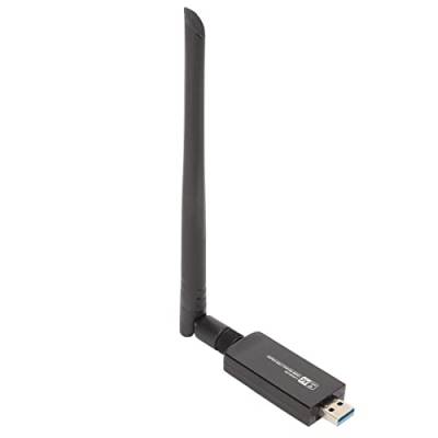 VBESTLIFE 1200 Mbps USB WiFi Adapter für PC Desktop Laptop, USB Wireless Adapter, Dualband 2,4 GHz 300 Mbps, 5 GHz 866 Mbps, für Win XP, für Win7 8 10, für Linux von VBESTLIFE