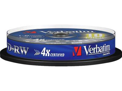 VERBATIM 43488 DVD+RW 10er Spindel von VERBATIM