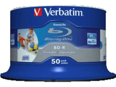 VERBATIM 43812 BD-R Single Layer HTL 25GB 6X Rohling von VERBATIM