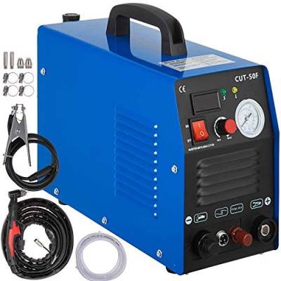 Mophorn Schweißgerät für Batterien, Plasmaschneidbrenner zum Schneiden von Öl-Wasser-Abscheidern Inverter-Schweißmaschine, Metall, blau von VEVOR
