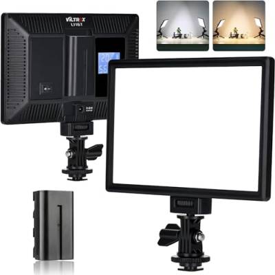 VILTROX L116T 5600K / 3300K LED Licht Panel Dimmbare Video Licht Kit für DSLR Kamera (mit Akku) Für YouTube-Videoaufnahmestudios von VILTROX