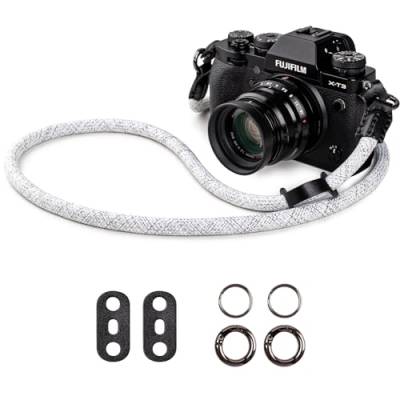 VOVMOEYA Kameragurt Sony Alpha,Kamera Tragegurt aus Seil für Canon EOS Sony A6000 A6400 A7 IV Fujifilm X100V XT5 Nikon Zfc Nackengurt Schultergurt DSLR Kameragurt von VOVMOEYA