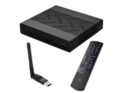 VU+ VU+ ZERO Black Digital Sat Receiver 1x DVB-S2 Tuner SAT Wlan-Stick SAT-Receiver von VU+