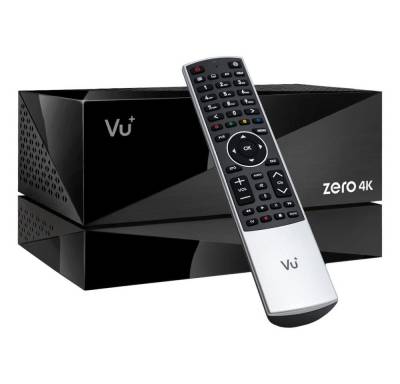 VU+ Zero 4K BT (mit Bluetooth-Fernbedienung) inkl. PVR-Kit DVB-C/T2 Kabel-Receiver von VU+