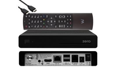 VU+ Zero HW Version 2, 1x DVB-S2 Tuner Linux Full HD Sat Receiver - Schwar SAT-Receiver von VU+