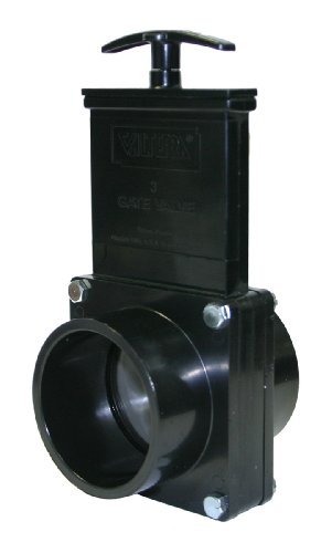 Valterra 5303 ABS-Absperrventil, schwarz, 7,6 cm Spig von Valterra