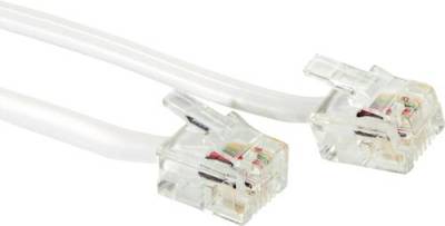 Value ISDN Anschlusskabel [1x RJ12-Stecker - 1x RJ12-Stecker] 15.00m Grau von Value