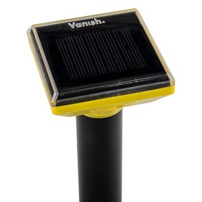 Vanish Solar-Maulwurfvertreiber MVT-2, Schallimpuls, max. 700 m² Wirkungsbereich, Solarbetrieb, IP65 von Vanish