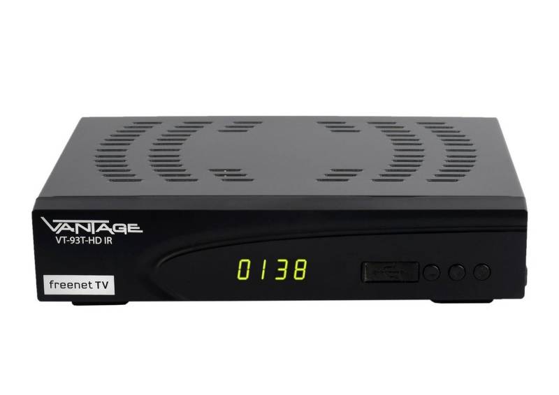 Vantage VT-93-U, Comboreceiver DVB-C und DVB-T2 HD Receiver (1080p Full HDTV, USB, HDMI, AV, S/PDIF, freenet TV) von Vantage