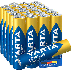 24 VARTA Batterien LONGLIFE Power Micro AAA 1,5 V von Varta