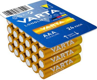 VARTA Alkaline Batterie Longlife BIG BOX, Micro (AAA) von Varta