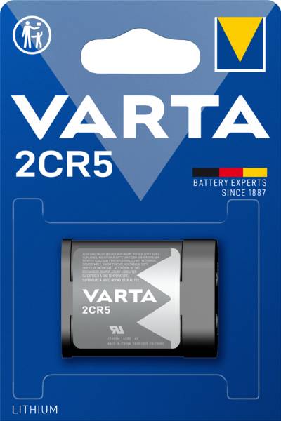 VARTA Foto-Batterie , LITHIUM, , 2CR5, 6,0 Volt von Varta