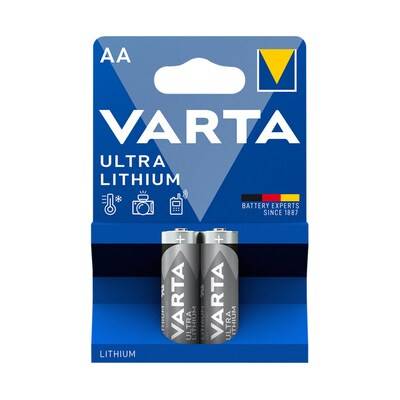 VARTA Professional Ultra Lithium Batterie Mignon AA FR06 2er Blister von Varta