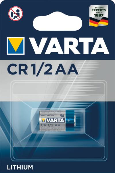 Varta CR 1/2 AA - Batterie CR1/2AA - Li - 700 mAh (6127101401) von Varta