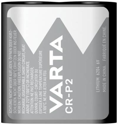 Varta LITHIUM Cylindr. CR-P2 Bli1 Fotobatterie CR-P 2 Lithium 1450 mAh 6V 1St. von Varta