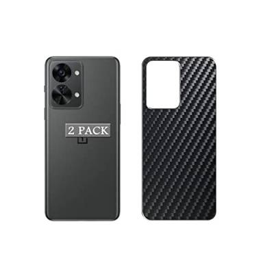 Vaxson 2 Stück Rückseite Schutzfolie, kompatibel mit OnePlus Nord 2T 5G, Schwarz Backcover Skin Cover Haut [Nicht Displayschutzfolie ] von Vaxson