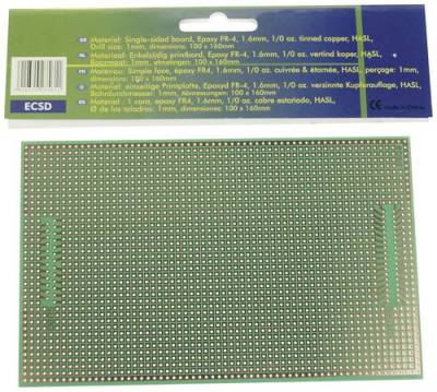 Velleman ECSD Europlatine (L x B) 160mm x 100mm Inhalt 1St. von Velleman