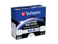 Verbatim M-Disc 4x, 25 GB, BD-R, Jewelcase, 5 Stück(e) von Verbatim