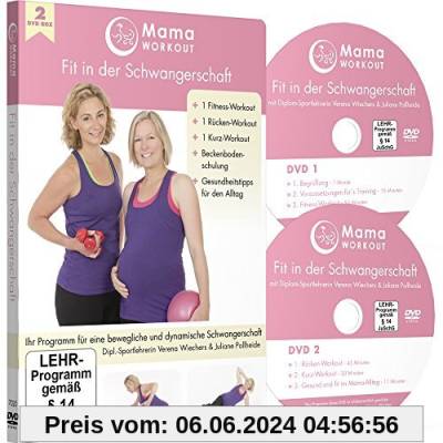 MamaWORKOUT - Fit in der Schwangerschaft (2 DVDs) ++ Das Standardwerk von Expertin Verena Wiechers, Leiterin der Akademie für Prä- & Postnatales Training von Verena Wiechers