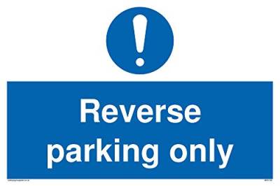 Reverse Parking Only Pflichtschild von Viking Signs
