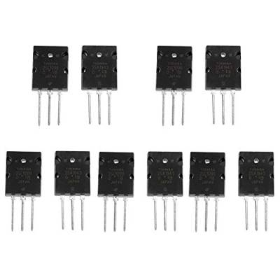 5 Paar Transistor, 5 Stück 2SA1943 Transistor und 5 Stück 2SC5200 Transistor Elektronische Komponente High Power Matched Audio Transistor von Vikye