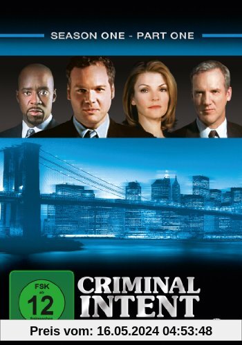 Criminal Intent - Season 1.1 [3 DVDs] von Vincent D'Onofrio
