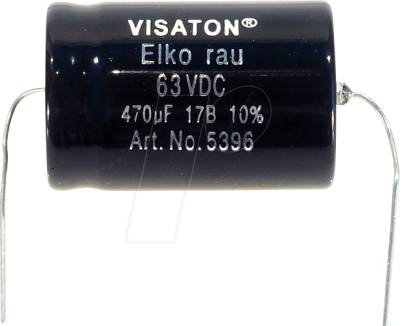 VIS ELKO 5388 - Tonfrequenzelko, 100 µF, 63 V von Visaton