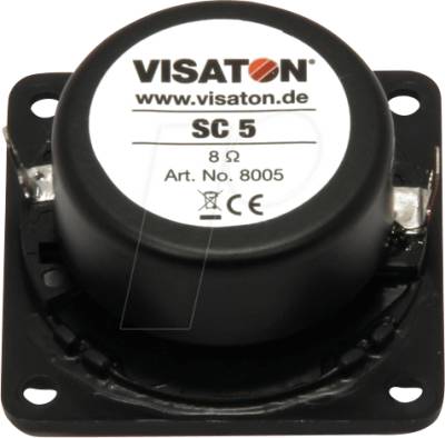 VIS SC 5-8 - Hochtöner SC 5, 60 W, 8 Ohm von Visaton